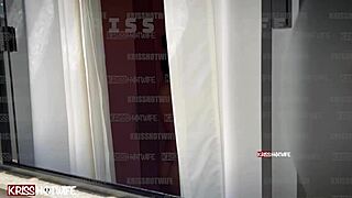 Tanned Married Prostitute Gets Caught MASTURBATING While Watching Her Own Video FUCKING A Well-Endowed Guy.