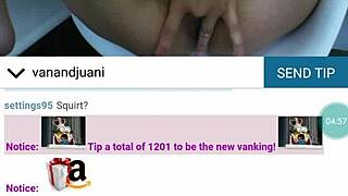 Web chat session with random user