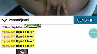 Web chat session with random user