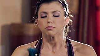 Squirting lesbians, let's fingerfuck after yoga