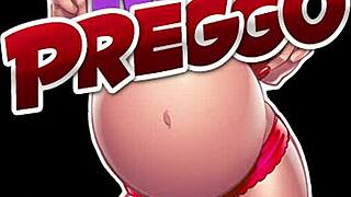 Missy Keeps Fit With Big Tits At 33 Weeks Pregnant