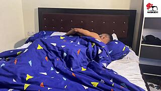 My friend's wife gives blowjob instructions