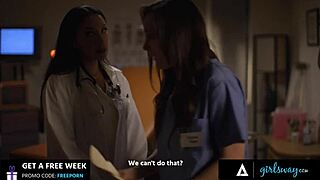 Want to keep this secret, Doctor Vicki Chase? Spread those legs for Sinn Sage!