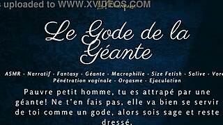 i love the giantess's dildo french joi