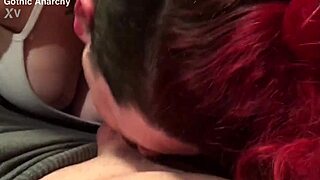 Bbw passionately gives deep blowjob to shemale