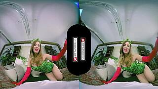 infamous dani jensen cosplays poison ivy getting fucked in pov