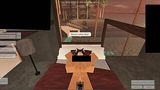 She gets roughly fucked in roblox's hidden side