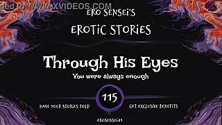 Through his eyes, this erotic audio for women builds to intense orgasm peaks