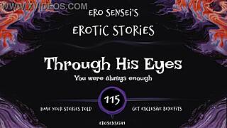 Through his eyes, this erotic audio for women builds to intense orgasm peaks