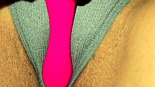 Exploring the allure of a latina milf in gray panties