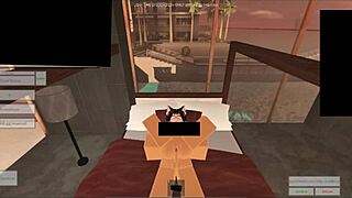 She gets roughly fucked in roblox's hidden side