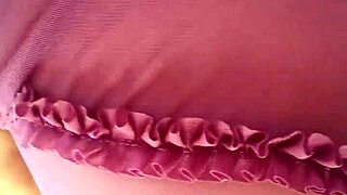 I'm wearing my lover's shiny blue panties