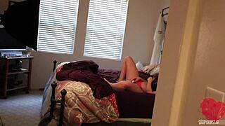 busty redhead siri fingers her big pussy and clit while talking dirty