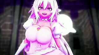 Porno hentai from super mario bros final part with sexy anime action