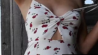 Jenessa Dawn Feels Free Posing Naked On Ranch