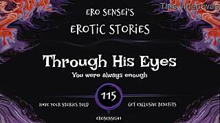 Through his eyes, this erotic audio for women builds to intense orgasm peaks