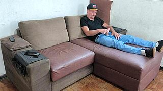 Uncle And Stepson Masturbate Together