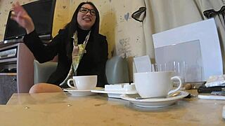 I Roughly Fucked My Mature Japanese OL Colleague During the Day in the Office