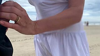 Busty Stranger Milf Makes Me Cum In Public