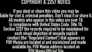 clit pierced shelby paris rides in cowgirl position