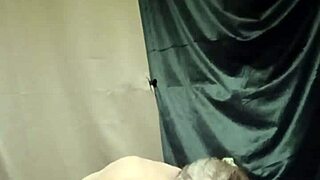 french milf slave self-session with bondage degradation belt and uro play