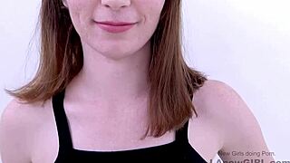 new amateur girl gets fucked by big cock in studio