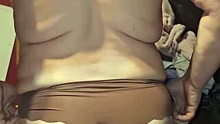 Panties and big boobs will creampie that ass