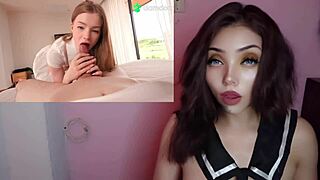 Latina Teen's First Anal Orgasm in POV