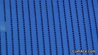 curious how this flirty babe takes a massive facial and swallows every drop of cum