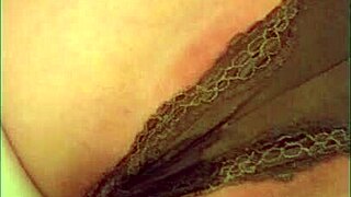 cute girl soaking her wet panties in this exciting scene!