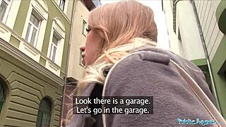 Public Agent Hot Model Prospect Explores Underground Adventures