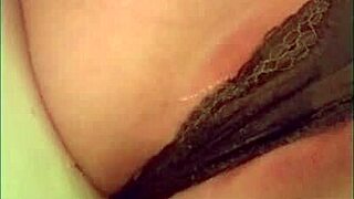 cute girl soaking her wet panties in this exciting scene!