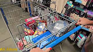 Ali Allure squirts while shopping for panties with stepbrother