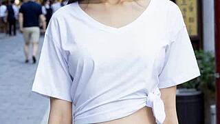 What Happens When Chinatown Lingerie Models Reveal Cute Feet And Panties In Sexy Display?