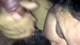 Nasty BBW Sucks Monster Cock Deepthroat With Freaky Head