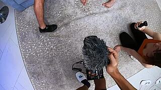 Lika Clarke's Rough Anal Foursome Double Penetration.