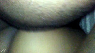 Big Booty Ebony Girl Gets Cum All Over Her Big Dick