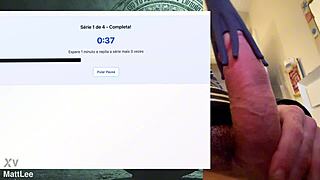 exercise session for strong fat cock