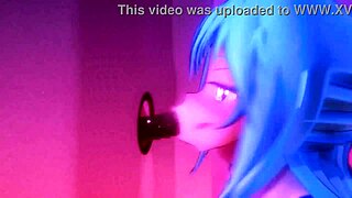 Konosuba Aqua Glory Hole Adventure