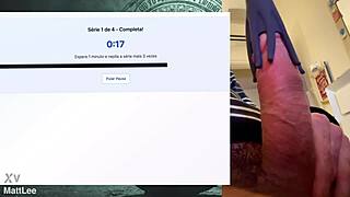 exercise session for strong fat cock