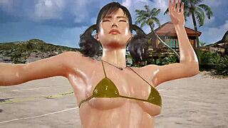 tk8 ryona features xiaoyu in gold bikini