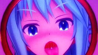 Konosuba Aqua Glory Hole Adventure