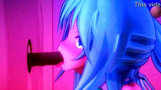 Konosuba Aqua Glory Hole Adventure