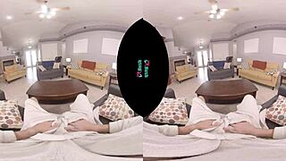 vrhush after a long day at work, kenzie madison desperately needs a hardcore fucking with facial cumshot!