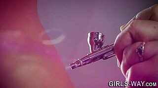 Intriguing Photoshoot Turns Into Pretty Lesbians Eating Wet Vaginas.