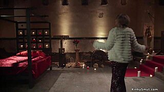 Busty Lesbian Is Whipped And Fucked