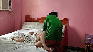 I watch hot Asian pregnant mom get fucked