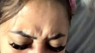 She won't let go of the balloon, craving that huge ass