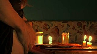 Couple fucks passionately to deep creampie