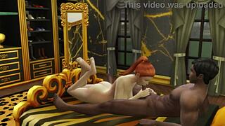 Curvy Redhead Getting Railed by Huge Cock Black Man?